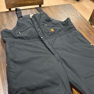 Carhartt Black Bib Overalls
